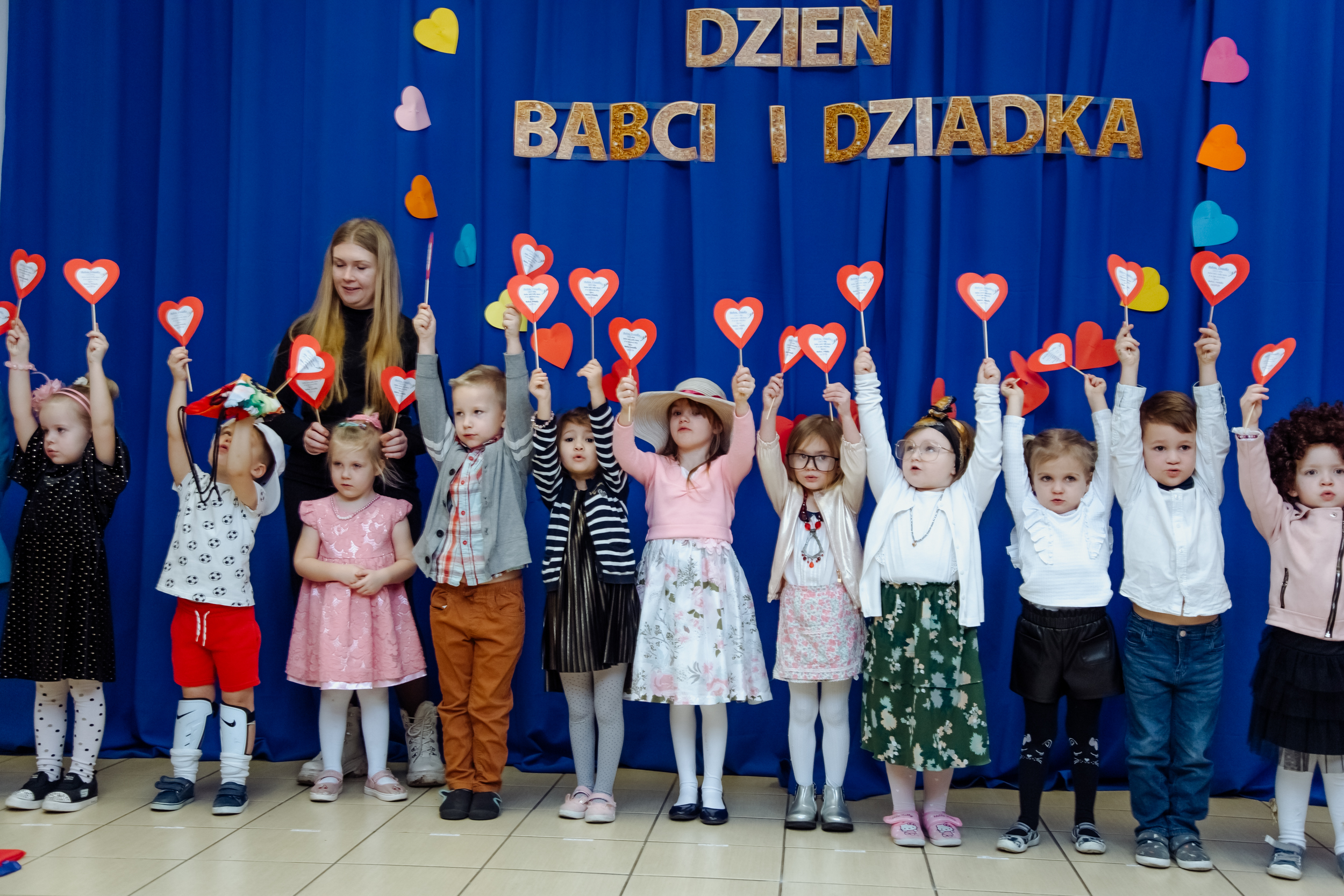 Uroczystość Babci i Dziadka w Przedszkolu Dzierżążnie