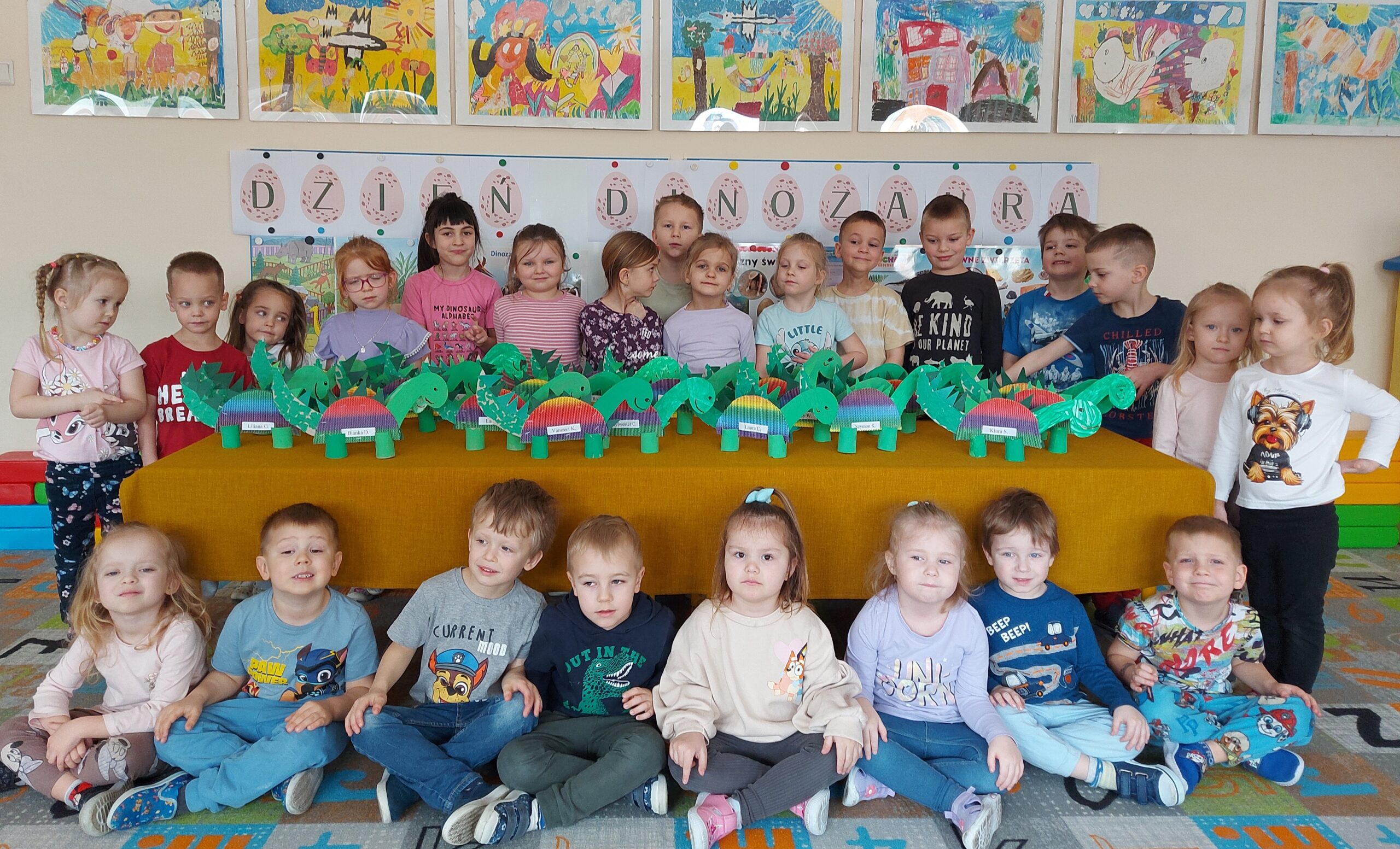 Dzień Dinozaura w Przedszkolu w Dzierżążnie